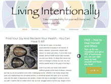 Tablet Screenshot of living-intentionally.com